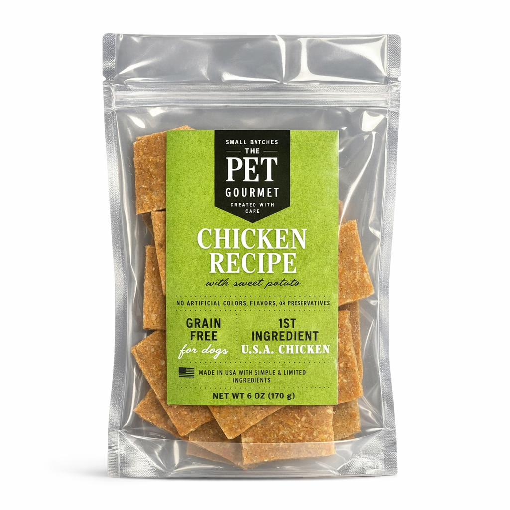The Pet Gourmet® Chicken and Sweet Potato Jerky