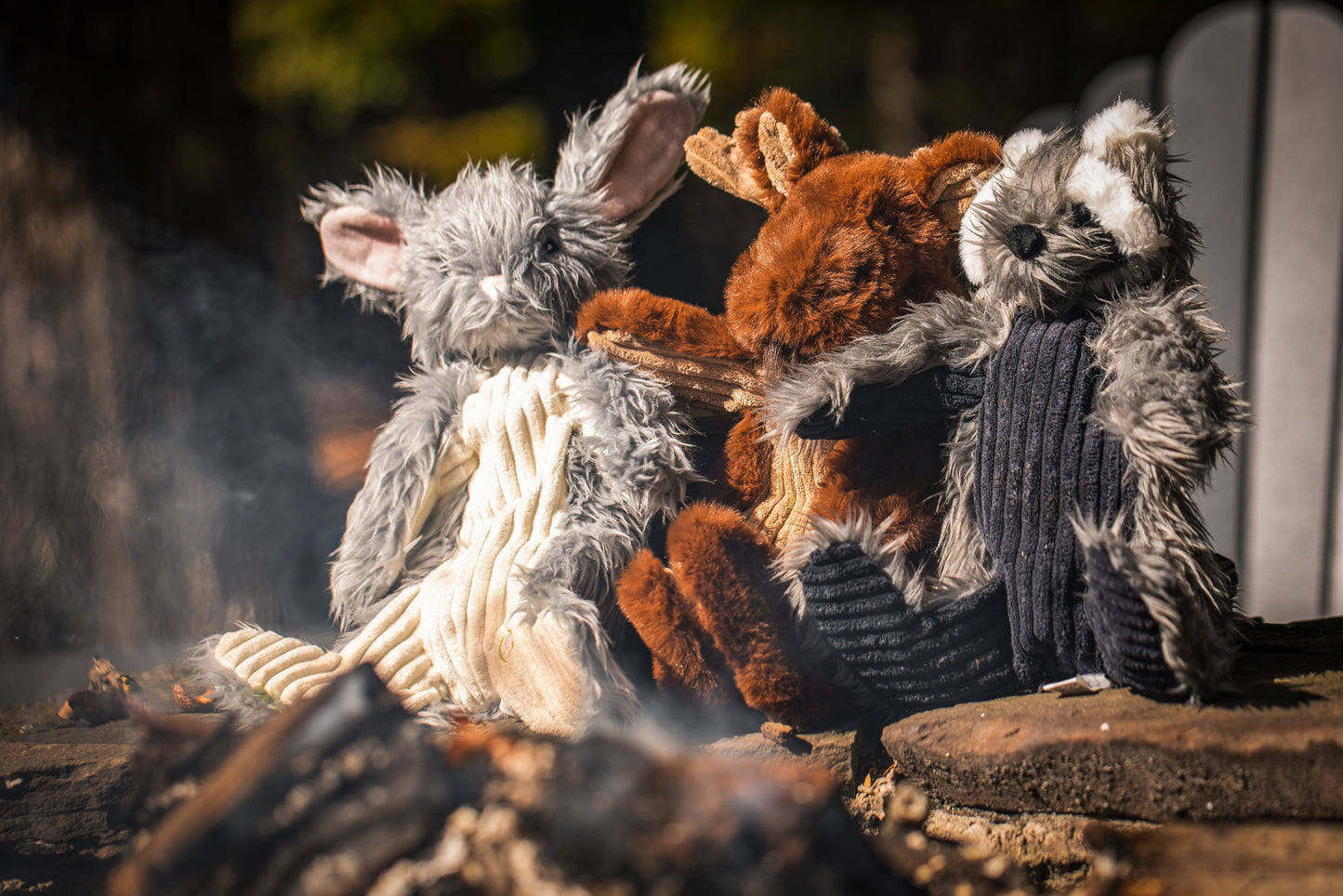 HuggleHounds Maple Moose X-Brace™ Durable Plush Dog Toy