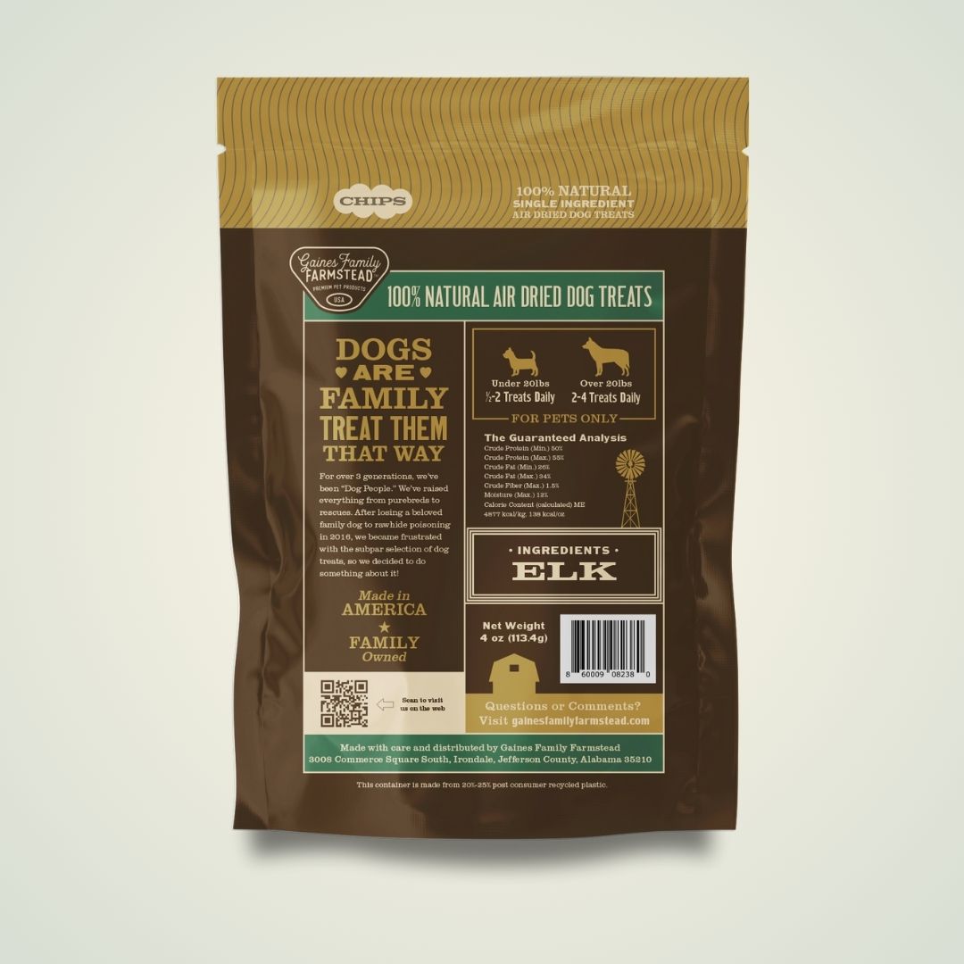 Gaines Family Farmstead Elk Chips