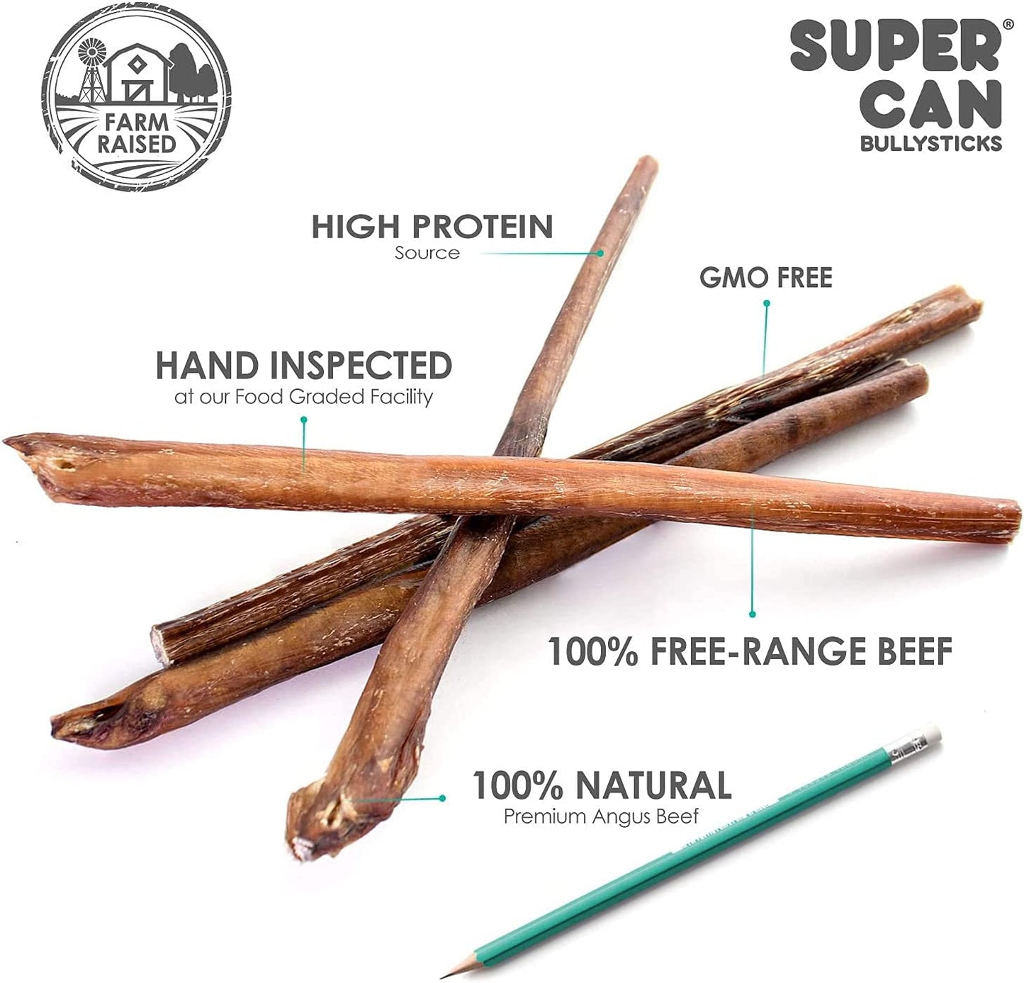 SuperCan 12" Standard Bully Sticks