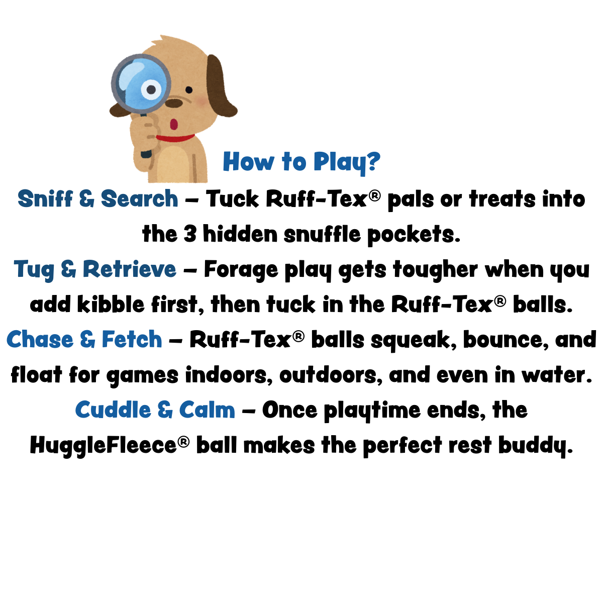 HuggleHounds HuggleSnuffles™ SnuffleSphere™ Puzzle Ball
