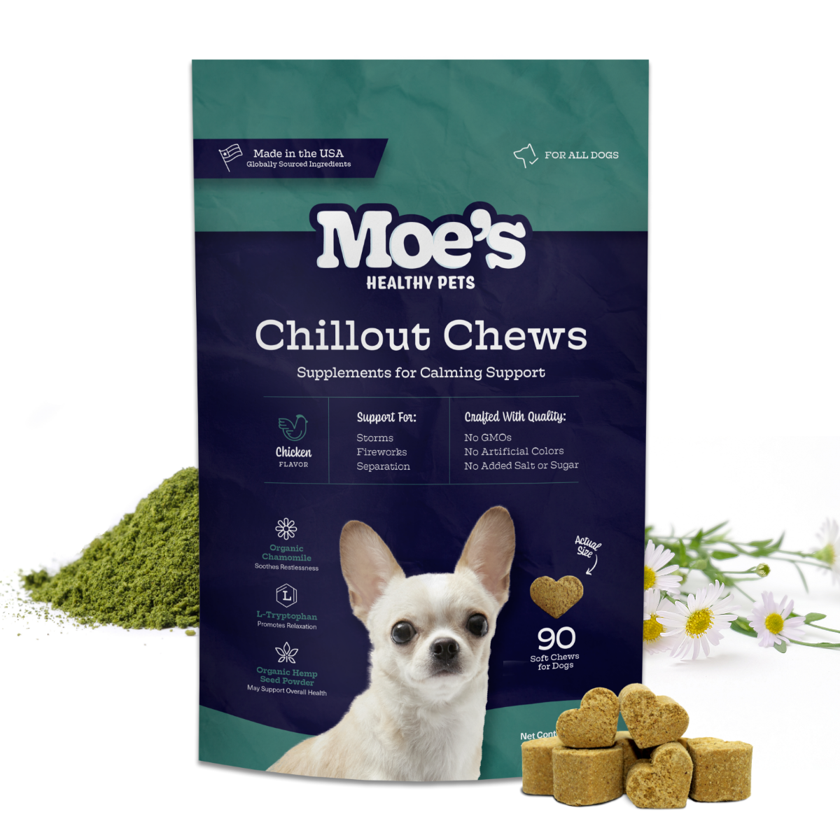 Moe's Healthy Pets Chillout Chews