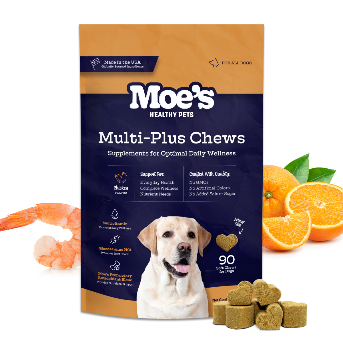 Moe's Healthy Pets Multi-Plus Chews