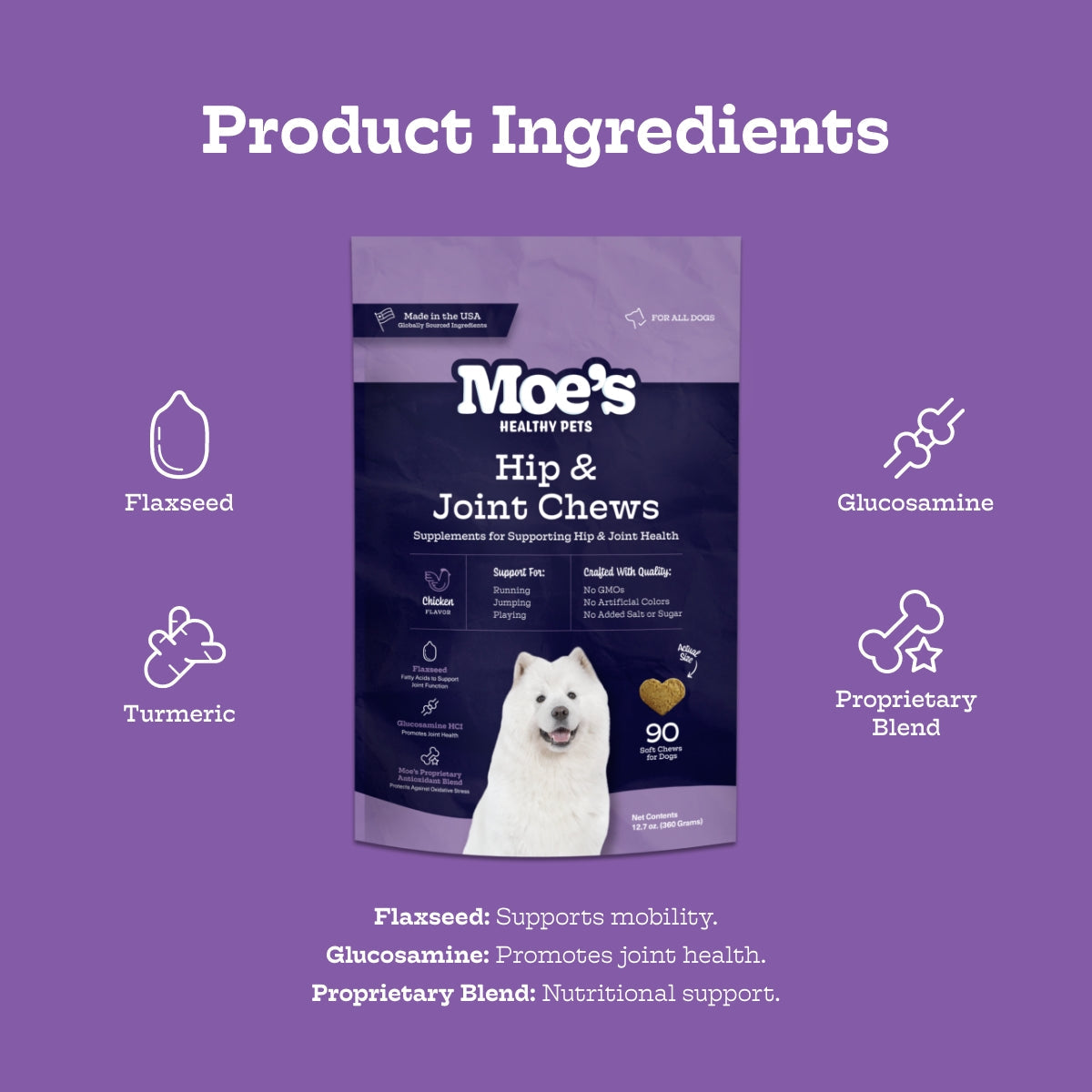 Moe's Healthy Pets Hip & Joint Chews