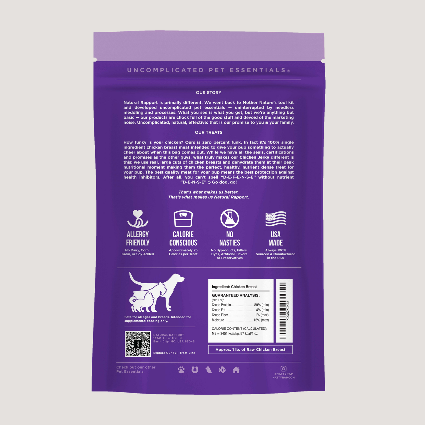 The Only Dehydrated Chicken Jerky Dogs Need