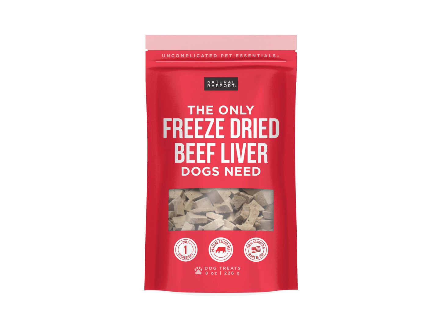 The Only Freeze Dried Beef Liver Dogs Need