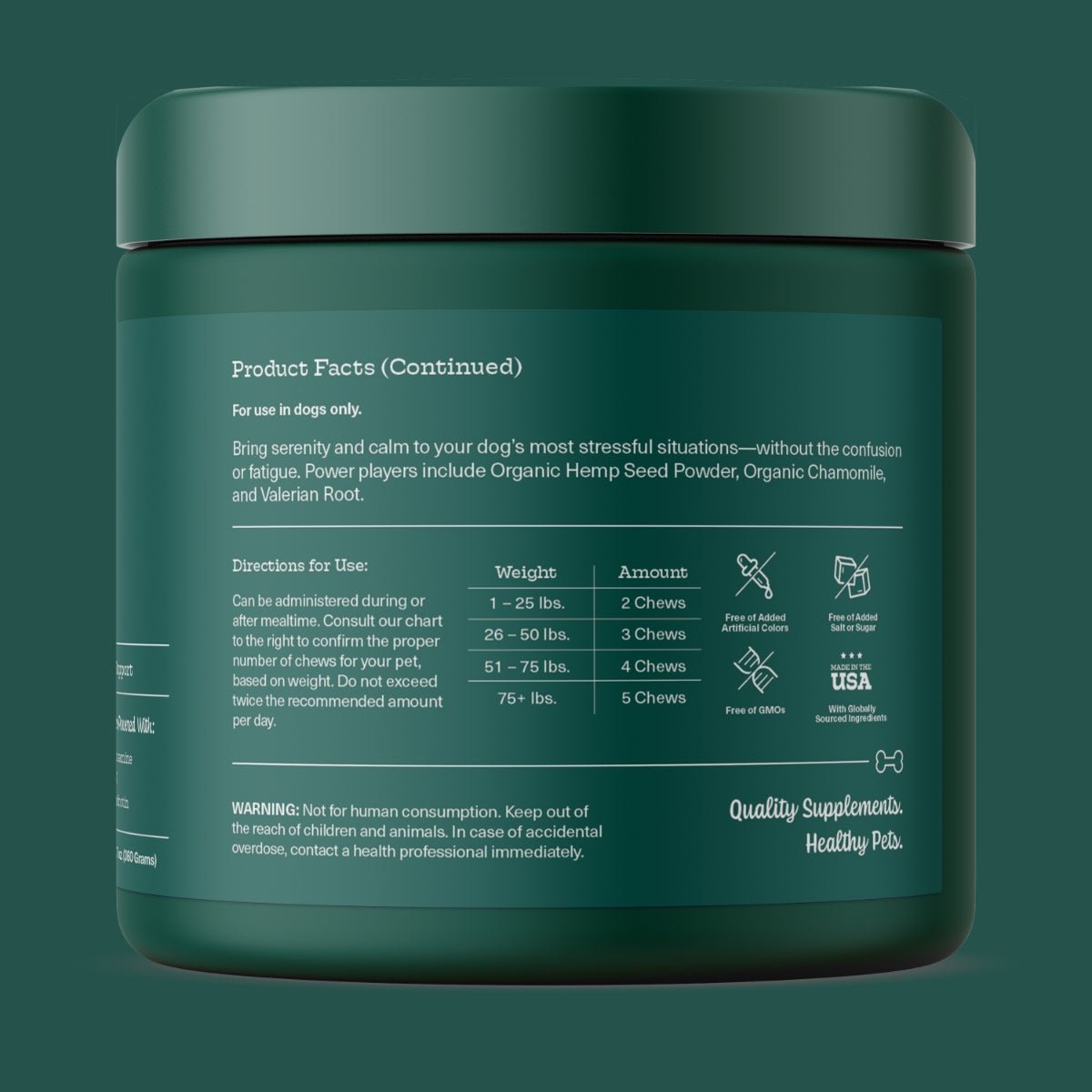 Moe's Healthy Pets Chillout Chews