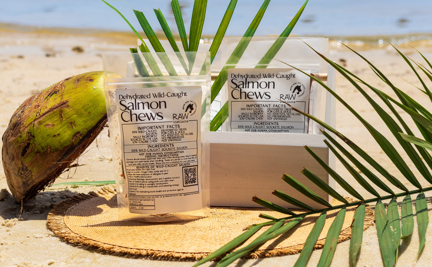 Wild-Caught Salmon Chews - 100% Alaskan Sockeye Salmon